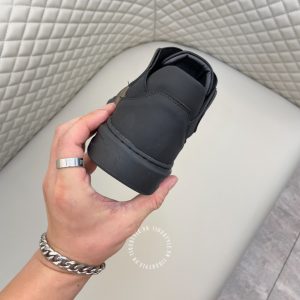 Giày nam hàng hiệu Louis Vuitton Sneaker cổ ngắn màu đen - Ảnh 7