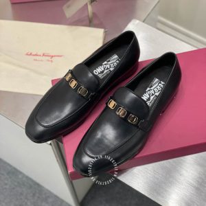 Giày Salvatore Ferragamo nam màu đen hàng hiệu - Ảnh 3