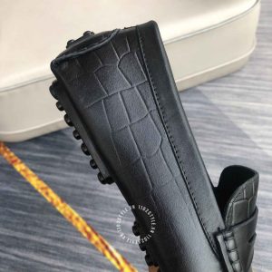 Giày nam hàng hiệu Moca Salvatore Ferragamo màu đen lịch lãm - Ảnh 6