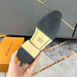 Giày nam hàng hiệu Louis Vuitton nam da lộn màu nâu giá tốt - Hình ảnh 9