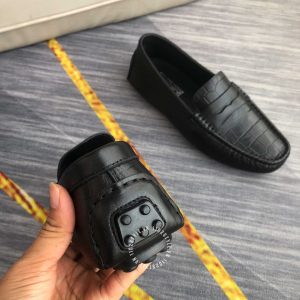 Giày nam hàng hiệu Moca Salvatore Ferragamo màu đen lịch lãm - Ảnh 7