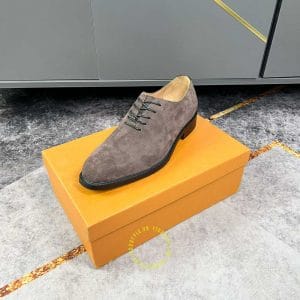 Giày nam hàng hiệu Louis Vuitton nam da lộn màu nâu giá tốt - Hình ảnh 5