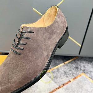 Giày nam hàng hiệu Louis Vuitton nam da lộn màu nâu giá tốt - Hình ảnh 8