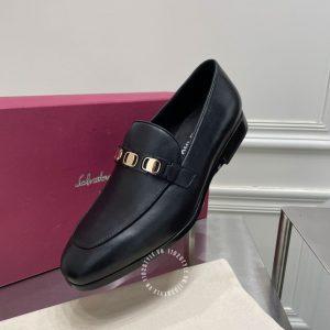 Giày Salvatore Ferragamo nam màu đen hàng hiệu - Ảnh 5