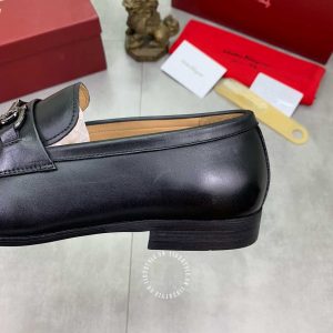 Giày Salvatore Ferragamo màu đen phiên bản cao cấp - Ảnh 7