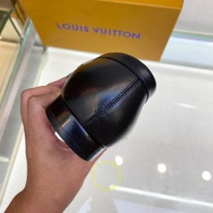 Giày nam hàng hiệu xách tay Louis Vuitton da trơn màu đen - Ảnh 8