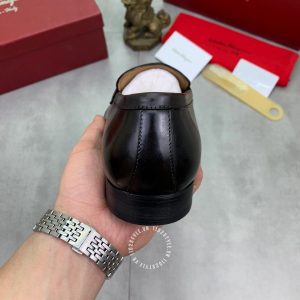 Giày Salvatore Ferragamo nam màu nâu sang trọng - Ảnh 8