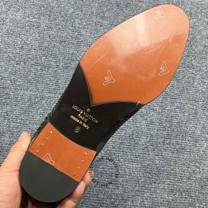 Giày nam hàng hiệu Louis Vuitton da rắn phối màu vàng đen - Ảnh 9