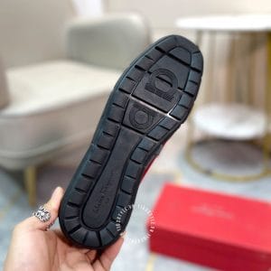 Giày nam hàng hiệu Moca Salvatore Ferragamo da xịn đen bóng - Ảnh 6
