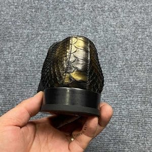 Giày nam hàng hiệu Louis Vuitton da rắn phối màu vàng đen - Ảnh 8