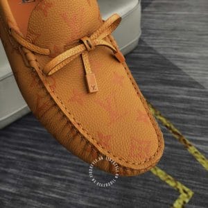 Giày Louis Vuitton Moca họa tiết cam cao cấp - Ảnh 8