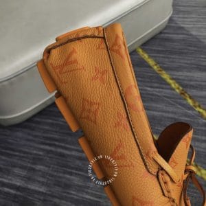 Giày Louis Vuitton Moca họa tiết cam cao cấp - Ảnh 5