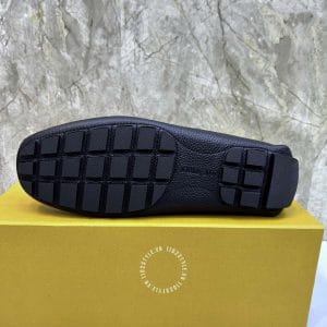 Giày Louis Vuitton đen da sần cao cấp giá tốt - Ảnh 9
