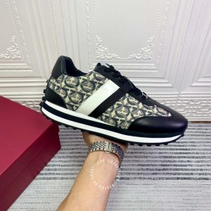 Giày Salvatore Ferragamo nam màu đen họa tiết Cực Hot - Ảnh 7