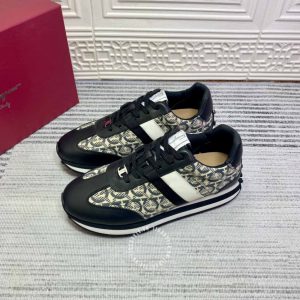 Giày Salvatore Ferragamo nam màu đen họa tiết Cực Hot - Ảnh 2