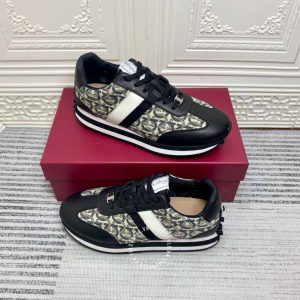 Giày Salvatore Ferragamo nam màu đen họa tiết Cực Hot - Ảnh 4