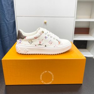 Giày nam super fake Louis Vuitton màu trắng họa tiết cao cấp - Ảnh 7