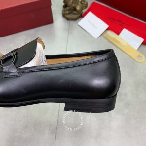 Giày nam thời trang hàng hiệu Sanvatore Ferragamo thiết kế logo lệch - Ảnh 7