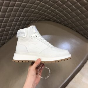 Giày Replica Louis Vuitton sneaker cổ cao họa tiết cao cấp - Ảnh 6