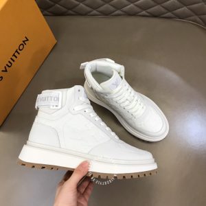 Giày Replica Louis Vuitton sneaker cổ cao họa tiết cao cấp - Ảnh 4
