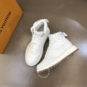 Giày Replica Louis Vuitton sneaker cổ cao họa tiết cao cấp - Ảnh 3