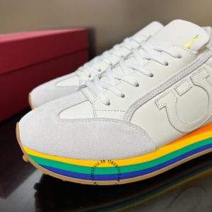 Giày Salvatore Ferragamo thể thao nam cao cấp đế nhiều màu - Hình ảnh 6