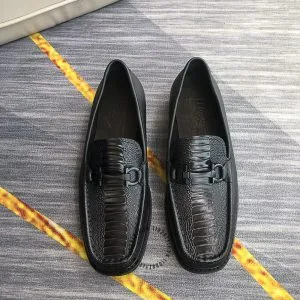 Giày Salvatore Ferragamo màu đen dập vân cá sấu bán chạy nhất tại Hồ Chí Minh