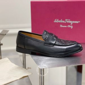 Giày nam Salvatore Ferragamo nam họa tiết dập nổi cao cấp - Ảnh 7