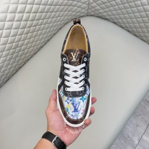 Giày thể thao super fake Louis Vuitton phối màu họa tiết Monogram - Ảnh 4