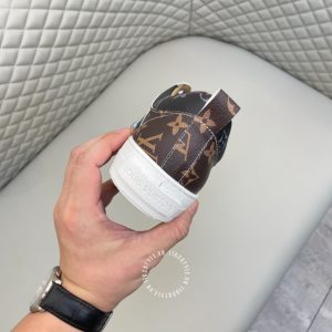 Giày thể thao super fake Louis Vuitton phối màu họa tiết Monogram - Ảnh 6