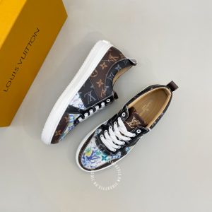 Giày thể thao super fake Louis Vuitton phối màu họa tiết Monogram - Ảnh 2