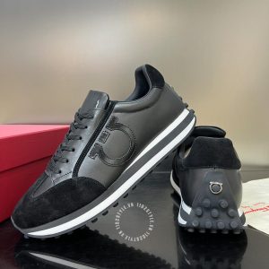 Giày thể thao Salvatore Ferragamo nam hàng hiệu màu đen - Ảnh 4