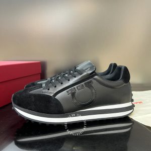 Giày thể thao Salvatore Ferragamo nam hàng hiệu màu đen - Ảnh 3
