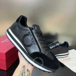 Giày thể thao Salvatore Ferragamo nam hàng hiệu màu đen - Ảnh 6