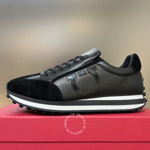 Giày thể thao Salvatore Ferragamo nam hàng hiệu màu đen - Ảnh 5