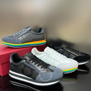 Giày thể thao Salvatore Ferragamo nam hàng hiệu màu đen - Ảnh 10