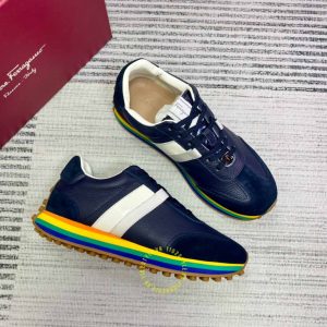 Giày Salvatore Ferragamo thể thao nam phối màu đẹp mắt - Ảnh 3