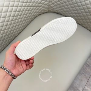 Giày thể thao nam cao cấp LV Sneakers màu trắng phối họa tiết - Ảnh 7