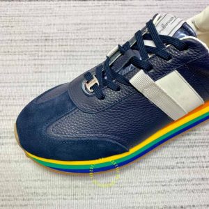 Giày Salvatore Ferragamo thể thao nam phối màu đẹp mắt - Ảnh 8