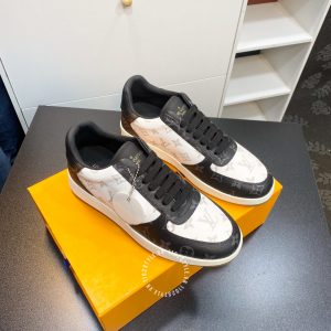 Giày thể thao nam cao cấp LV Sneakers phối màu họa tiết Monogram - Ảnh 2