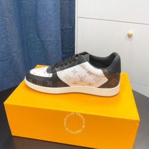 Giày thể thao nam cao cấp LV Sneakers phối màu họa tiết Monogram - Ảnh 7