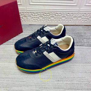 Giày Salvatore Ferragamo thể thao nam phối màu đẹp mắt - Ảnh 2