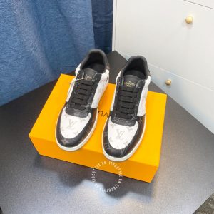 Giày thể thao nam cao cấp LV Sneakers phối màu họa tiết Monogram - Ảnh 3