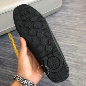 Giày nam cao cấp hàng hiệu Salvatore Ferragamo da bò màu đen - Ảnh 9