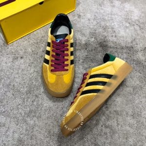 Giày Gucci Sneaker thể thao nam phối màu dây tím - Hình ảnh 4