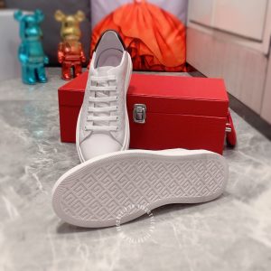 Giày nam hàng hiệu LV sneaker trắng họa tiết caro cao cấp - Ảnh 4