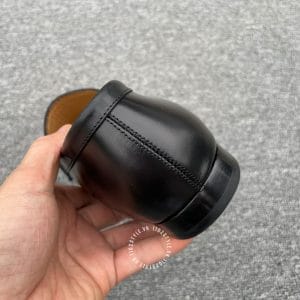 Giày lười Louis Vuitton màu đen trơn sang trọng bản like auth - Hình ảnh 8