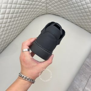 Giày nam da xịn LV Sneakers thể thao màu đen họa tiết caro - Ảnh 7