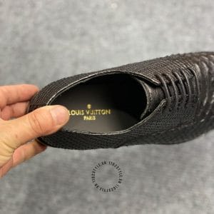 Giày nam hàng hiệu Louis Vuitton da rắn màu nâu - Ảnh 7