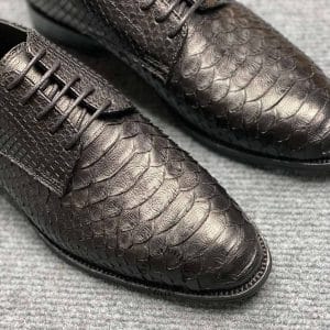 Giày nam hàng hiệu Louis Vuitton da rắn màu nâu - Ảnh 6